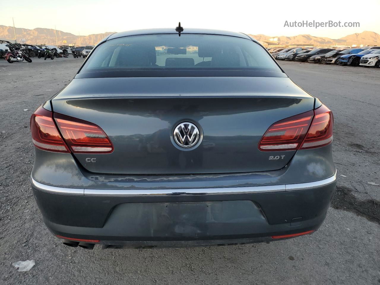 2013 Volkswagen Cc Sport Gray vin: WVWBP7AN8DE566522