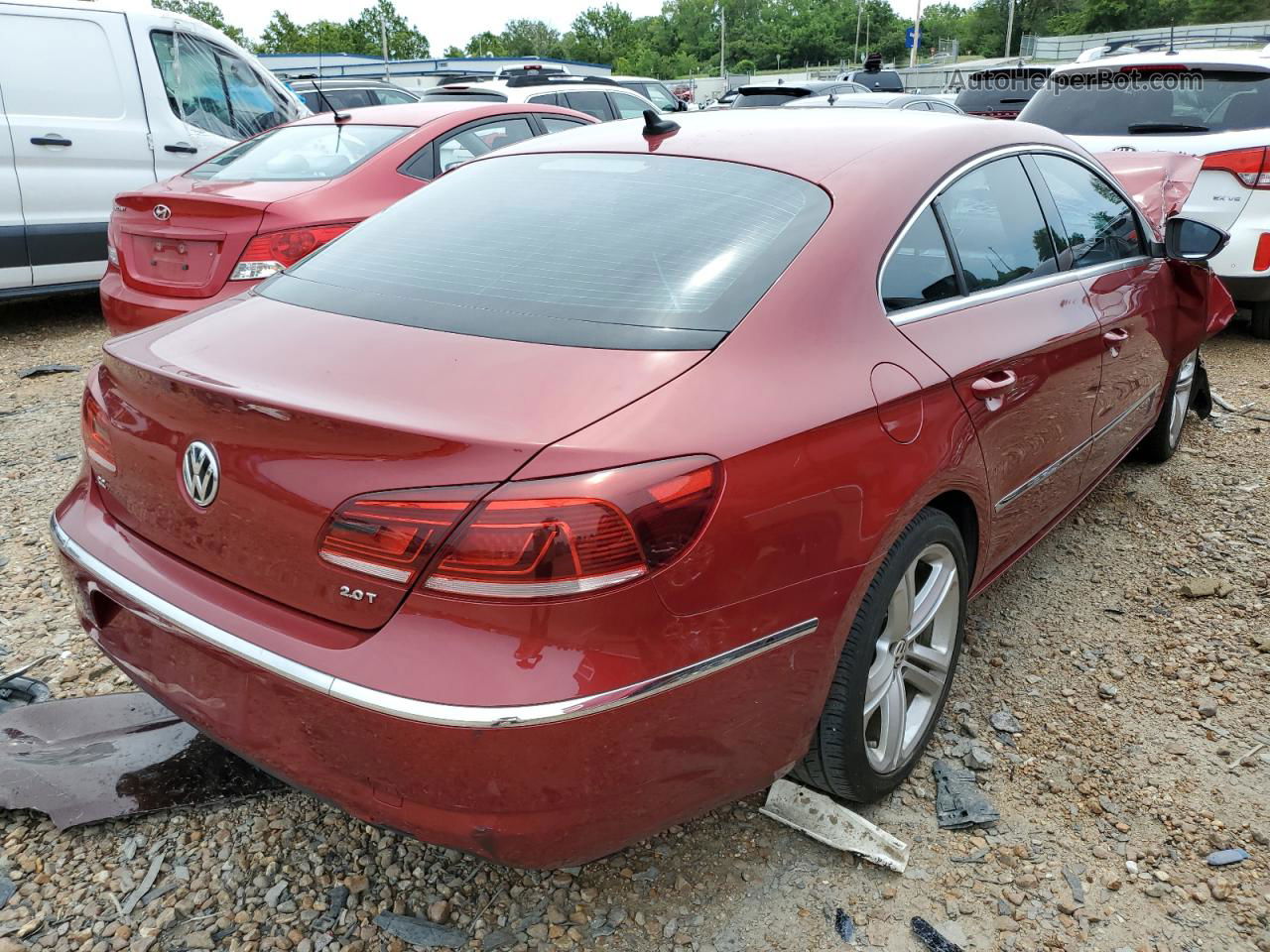 2013 Volkswagen Cc Sport Red vin: WVWBP7AN8DE567217