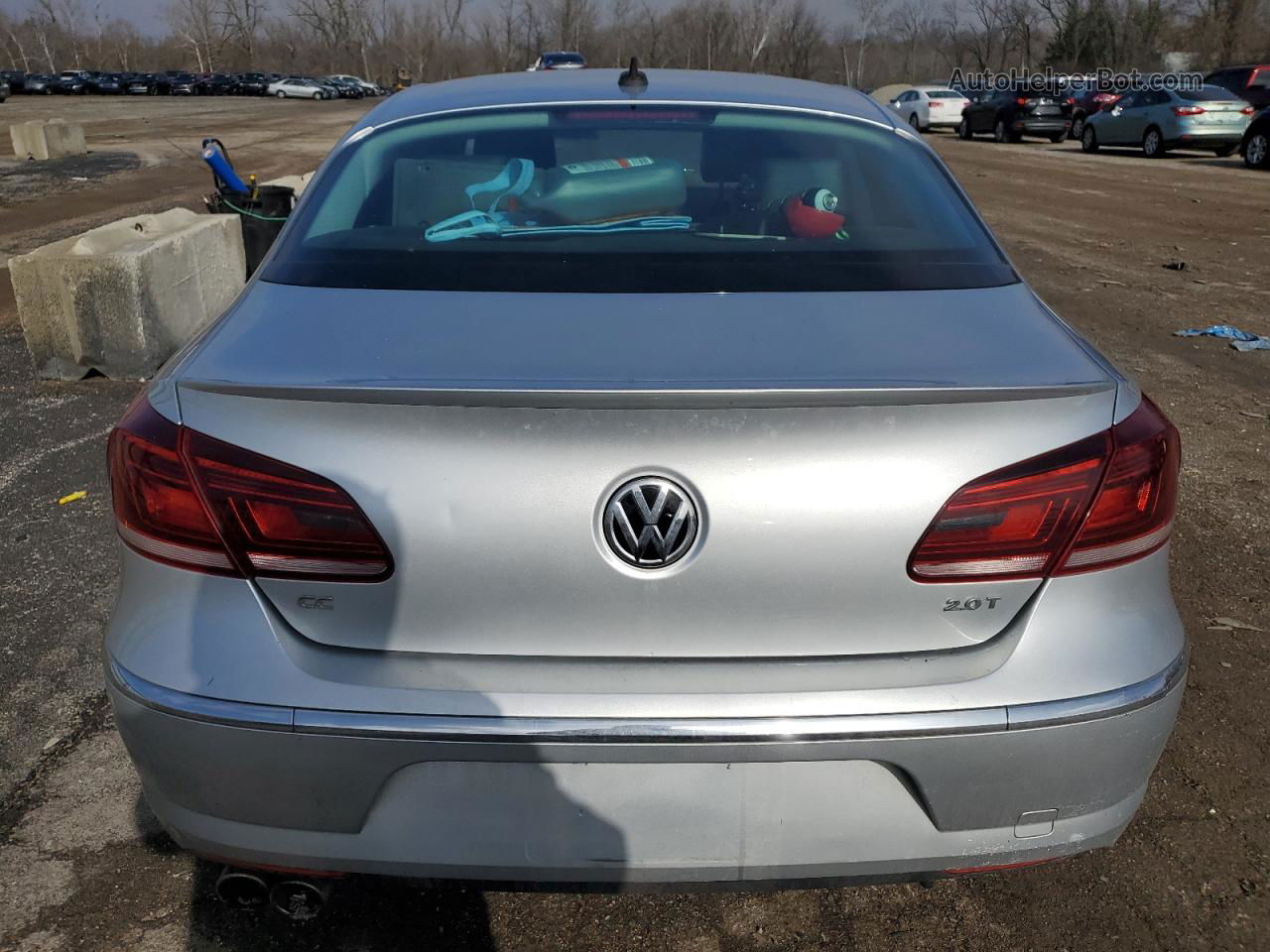 2013 Volkswagen Cc Sport Silver vin: WVWBP7AN8DE569274