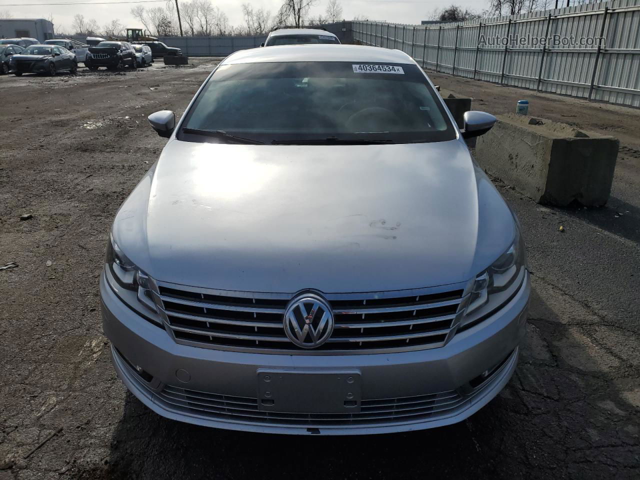 2013 Volkswagen Cc Sport Silver vin: WVWBP7AN8DE569274