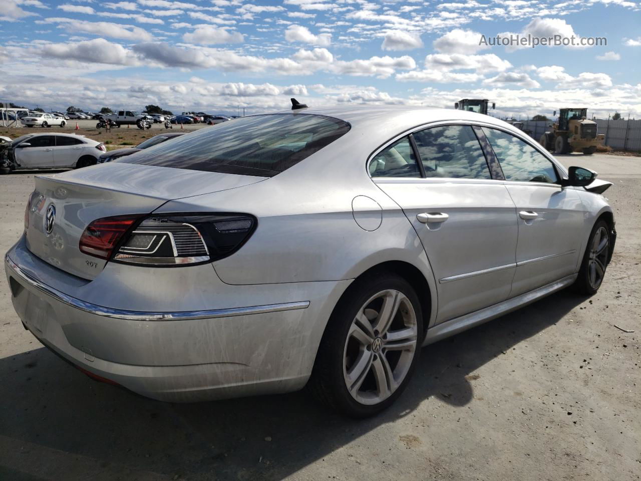 2014 Volkswagen Cc Sport Silver vin: WVWBP7AN8EE504877