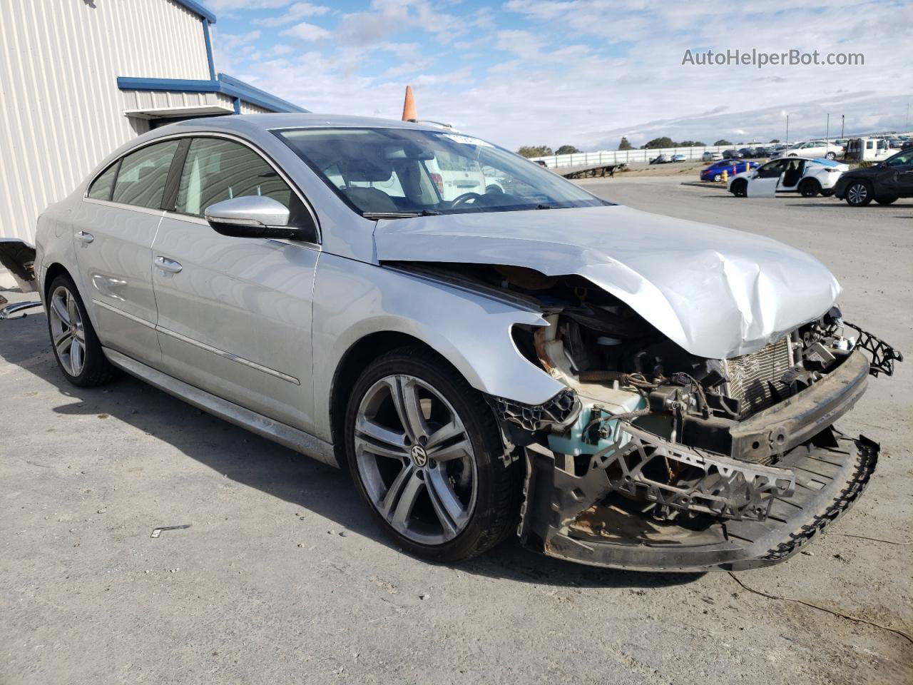 2014 Volkswagen Cc Sport Silver vin: WVWBP7AN8EE504877