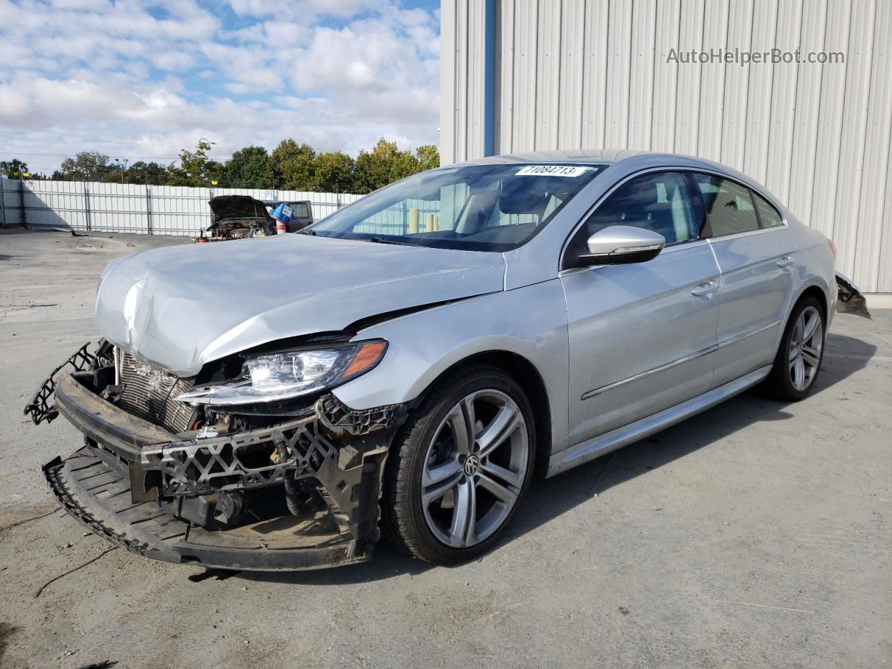 2014 Volkswagen Cc Sport Silver vin: WVWBP7AN8EE504877