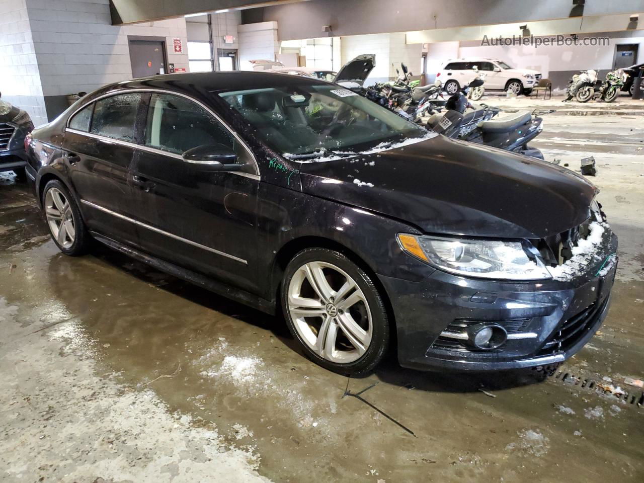 2014 Volkswagen Cc Sport Black vin: WVWBP7AN8EE519928