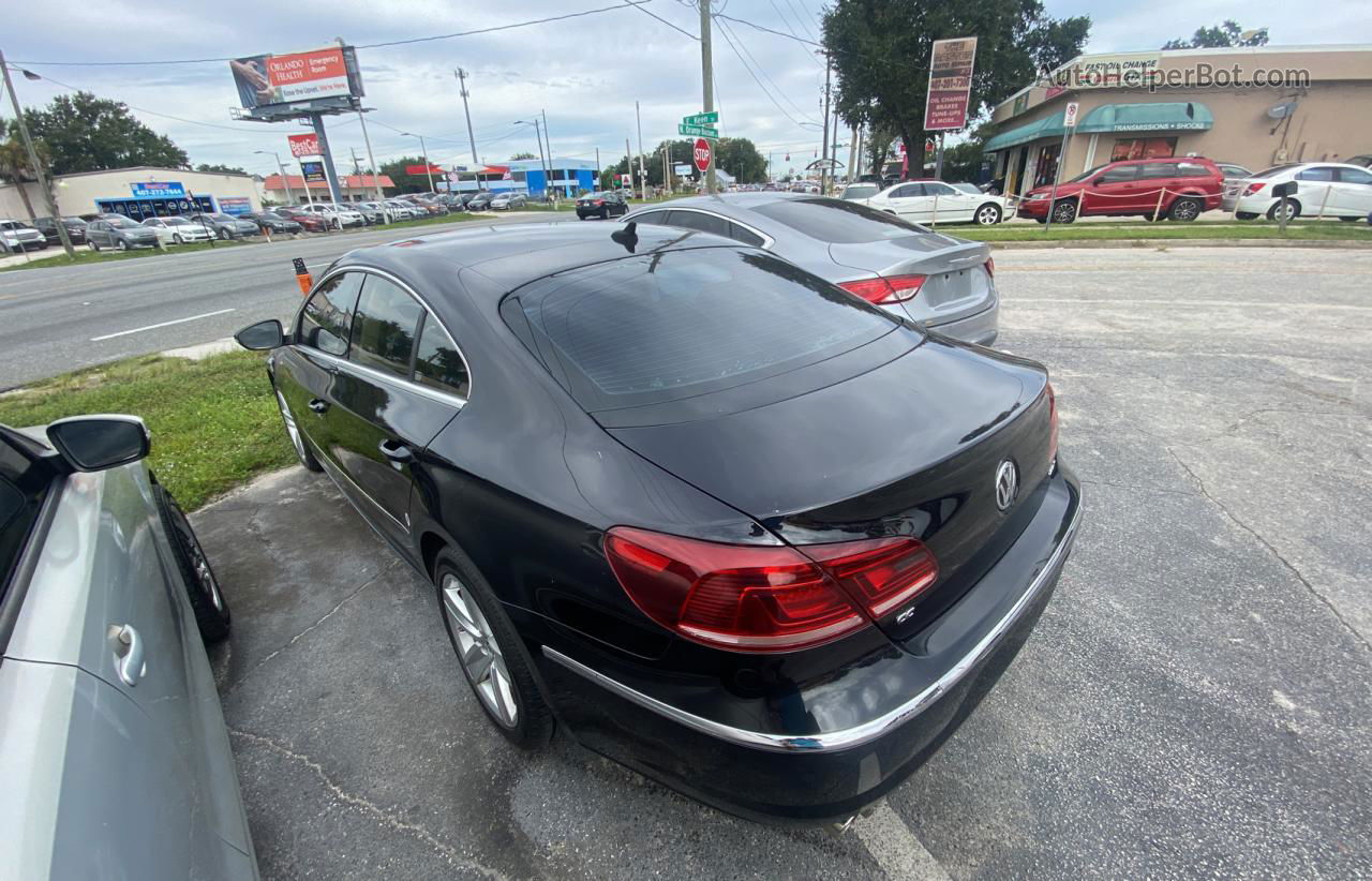 2014 Volkswagen Cc Sport Black vin: WVWBP7AN8EE528287