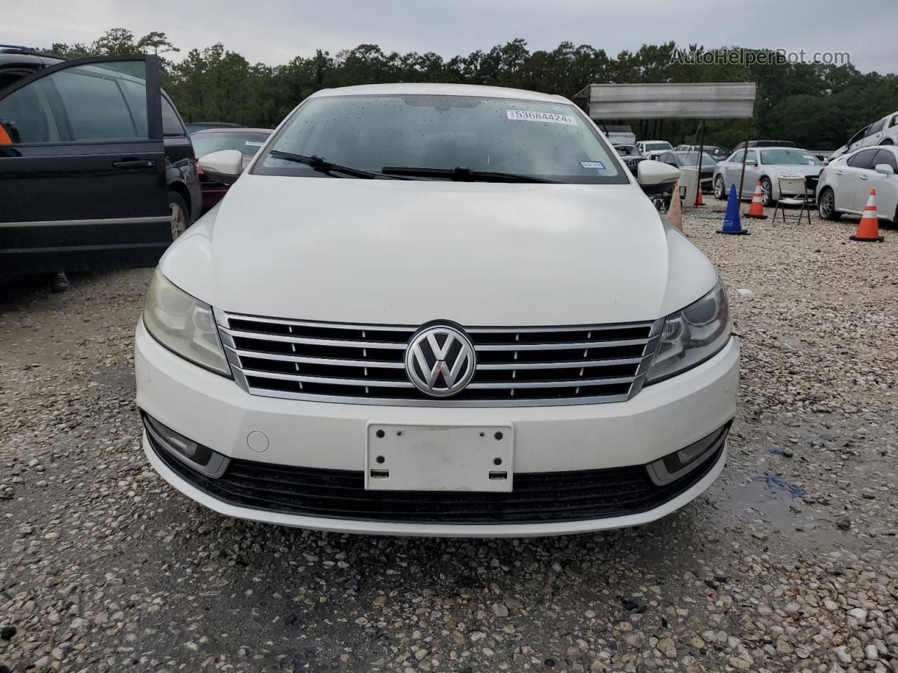 2013 Volkswagen Cc Sport White vin: WVWBP7AN9DE511075