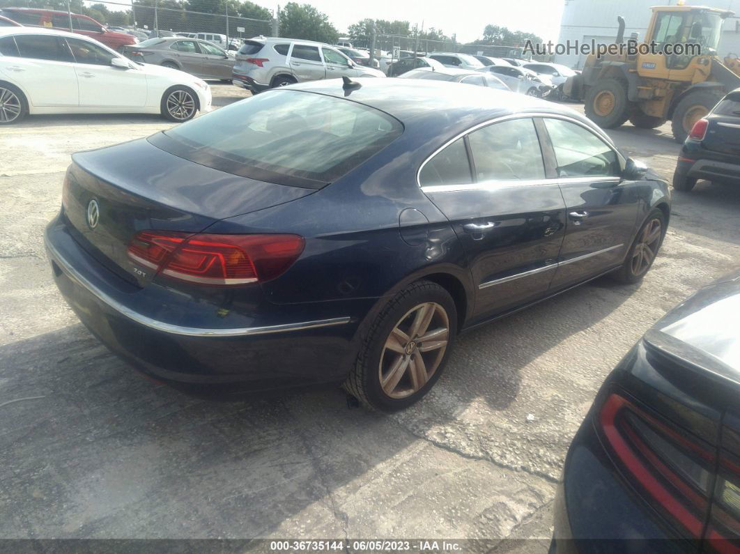 2013 Volkswagen Cc Sport Blue vin: WVWBP7AN9DE557070