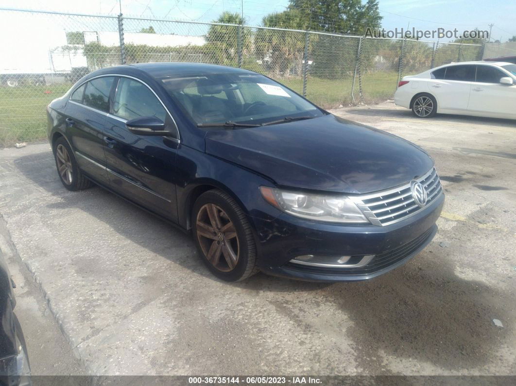 2013 Volkswagen Cc Sport Blue vin: WVWBP7AN9DE557070