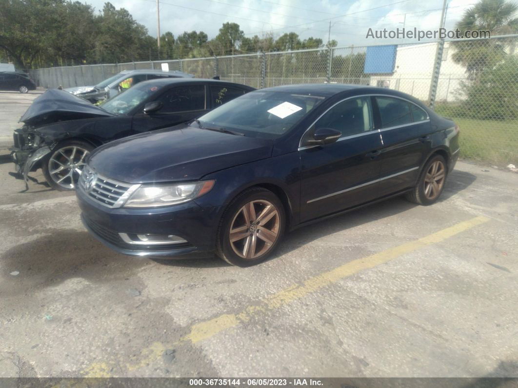 2013 Volkswagen Cc Sport Blue vin: WVWBP7AN9DE557070