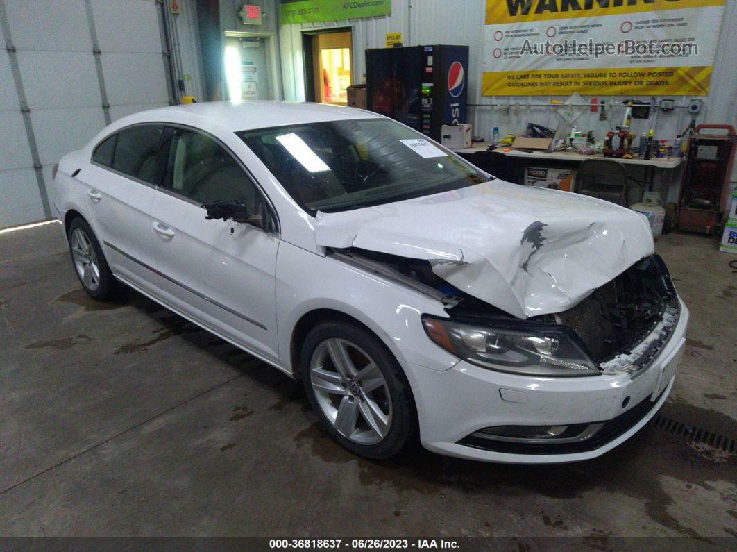 2013 Volkswagen Cc Sport White vin: WVWBP7AN9DE565718