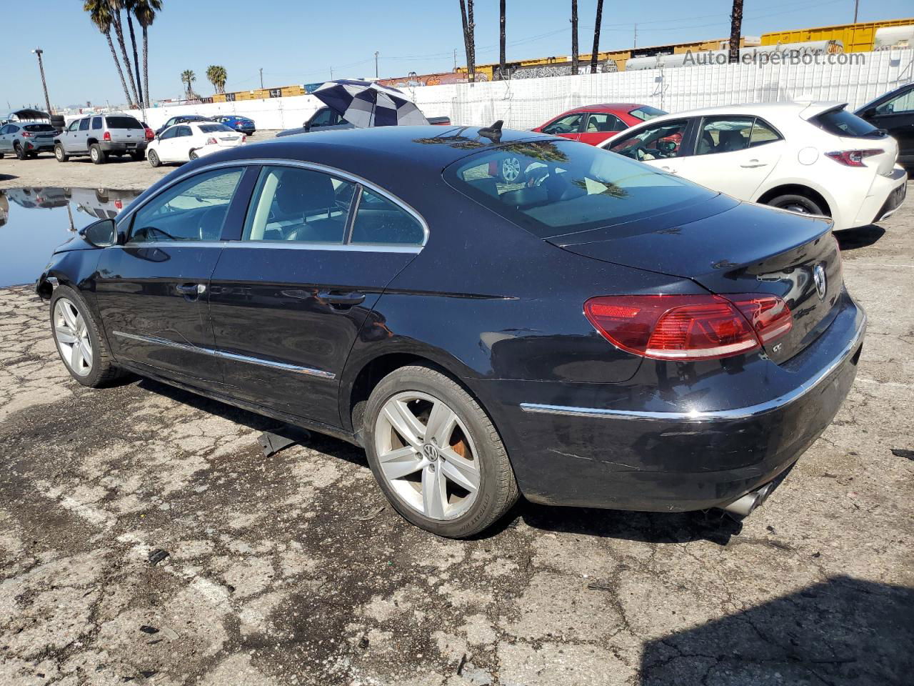 2013 Volkswagen Cc Sport Black vin: WVWBP7AN9DE569087