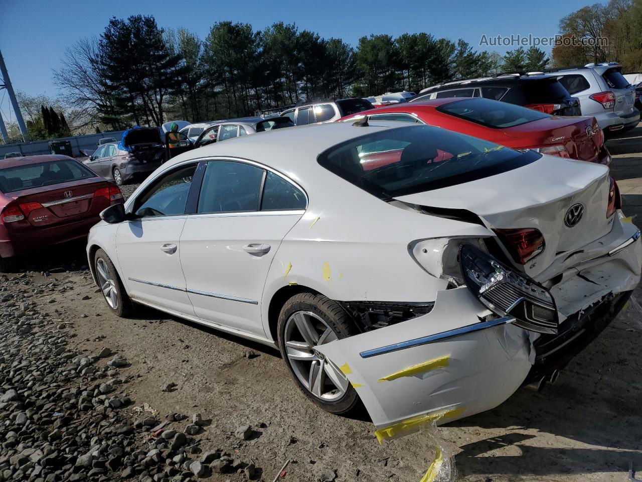 2013 Volkswagen Cc Sport Белый vin: WVWBP7AN9DE571843