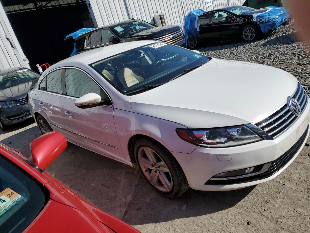 2013 Volkswagen Cc Sport Белый vin: WVWBP7AN9DE571843