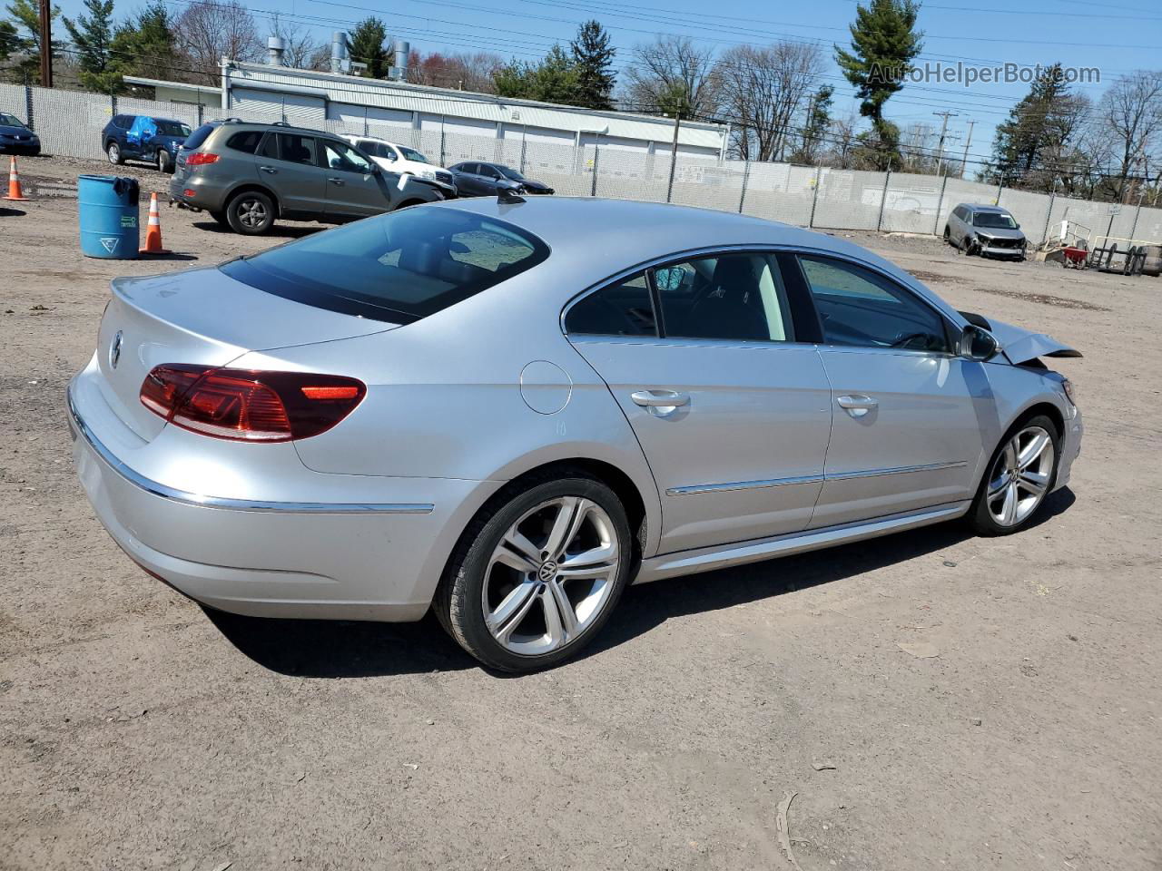 2014 Volkswagen Cc Sport Silver vin: WVWBP7AN9EE504788