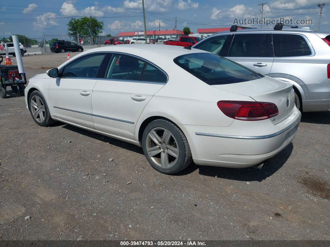 2014 Volkswagen Cc 2.0t Sport White vin: WVWBP7AN9EE505102