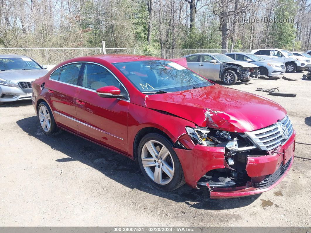 2014 Volkswagen Cc 2.0t Sport Red vin: WVWBP7AN9EE506234