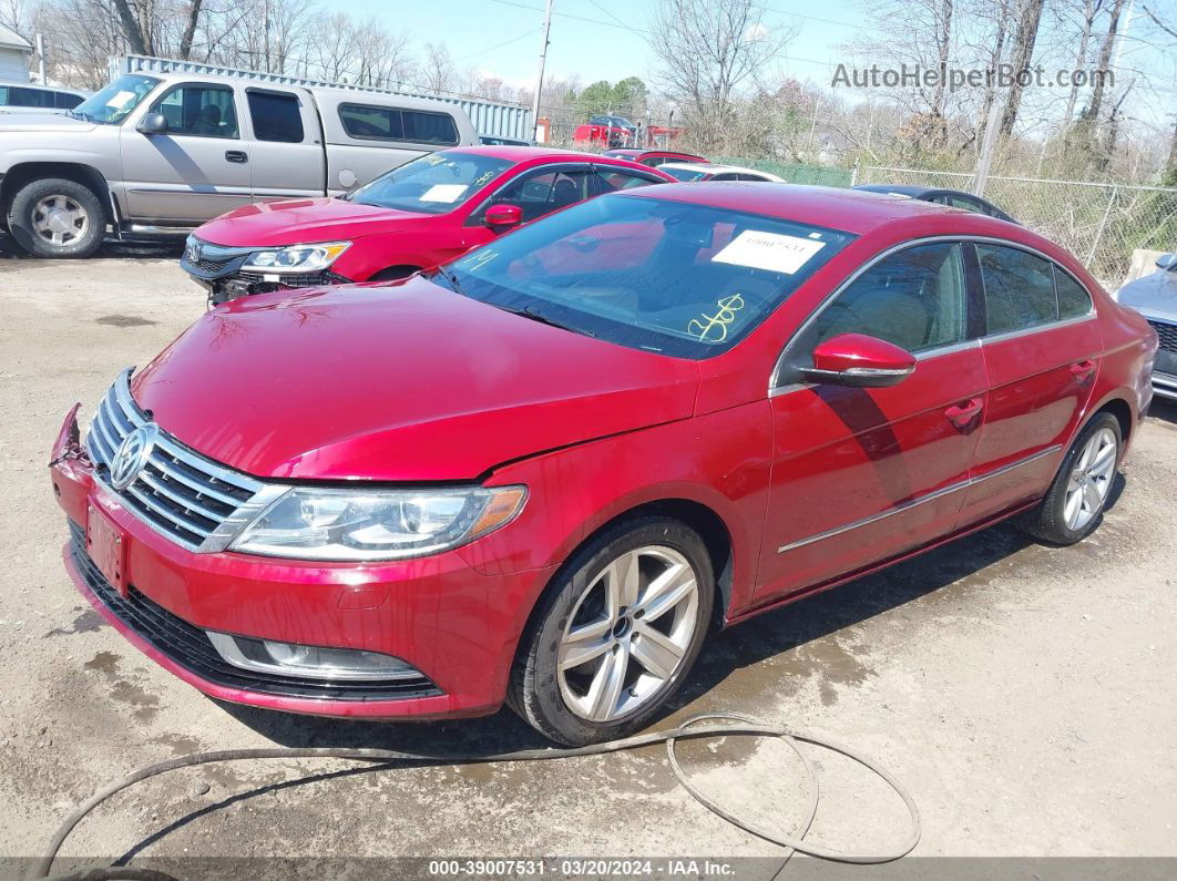 2014 Volkswagen Cc 2.0t Sport Red vin: WVWBP7AN9EE506234