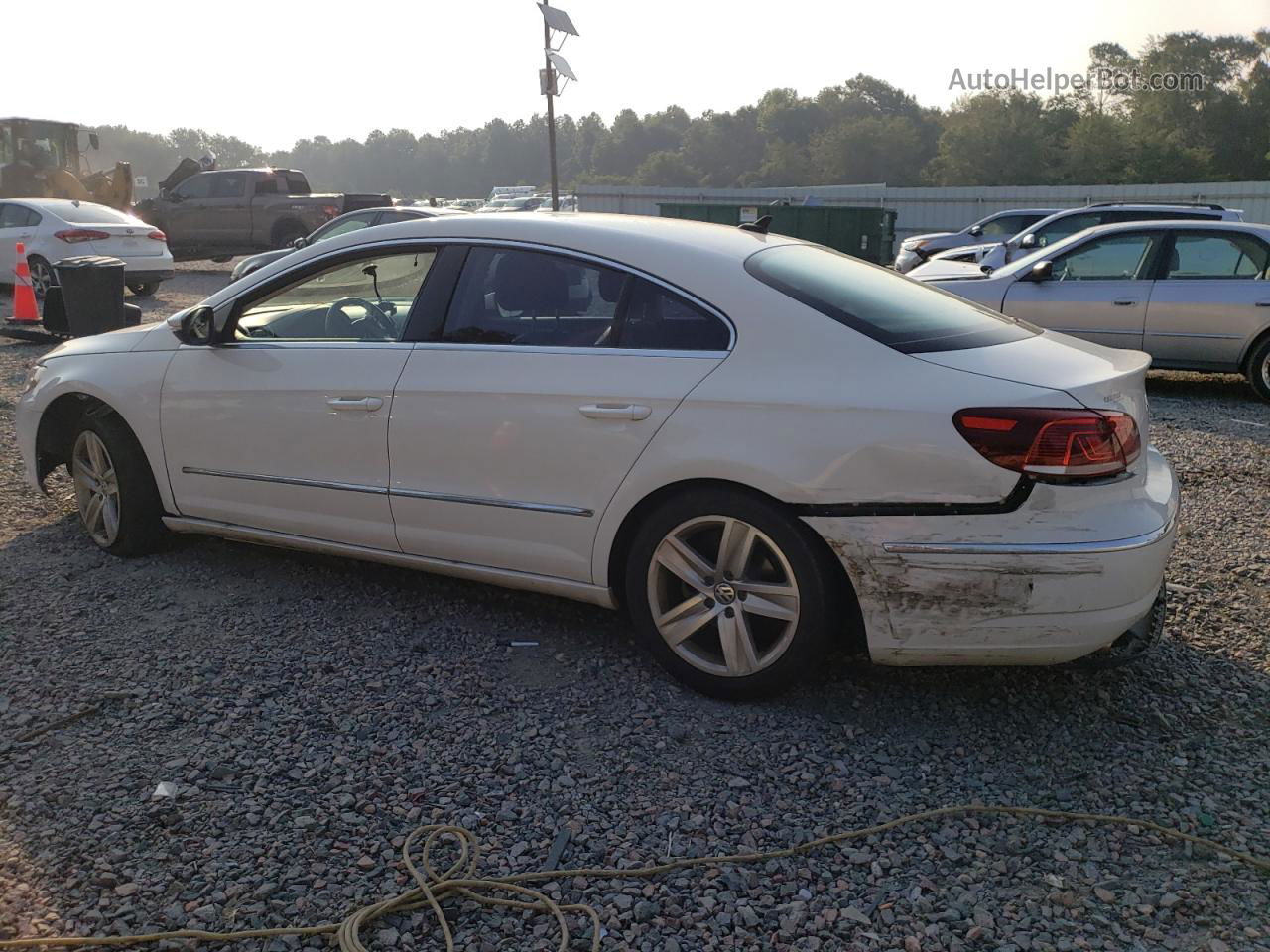 2014 Volkswagen Cc Sport White vin: WVWBP7AN9EE508551