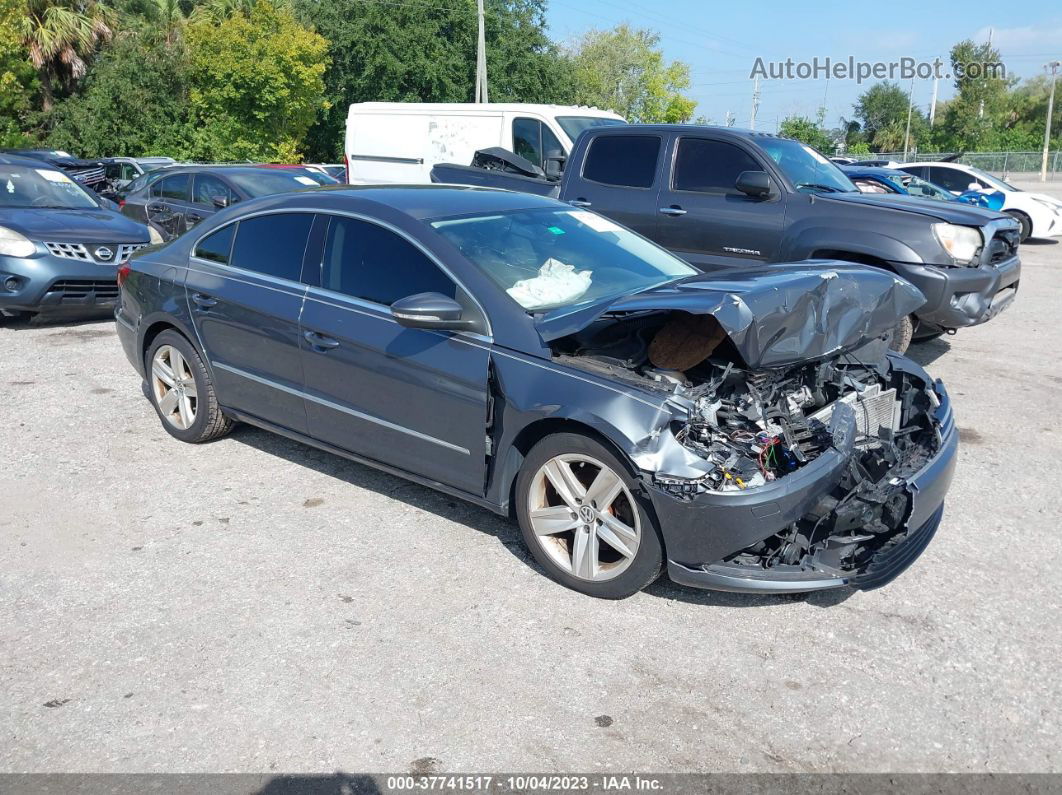 2014 Volkswagen Cc Sport Dark Blue vin: WVWBP7AN9EE520568