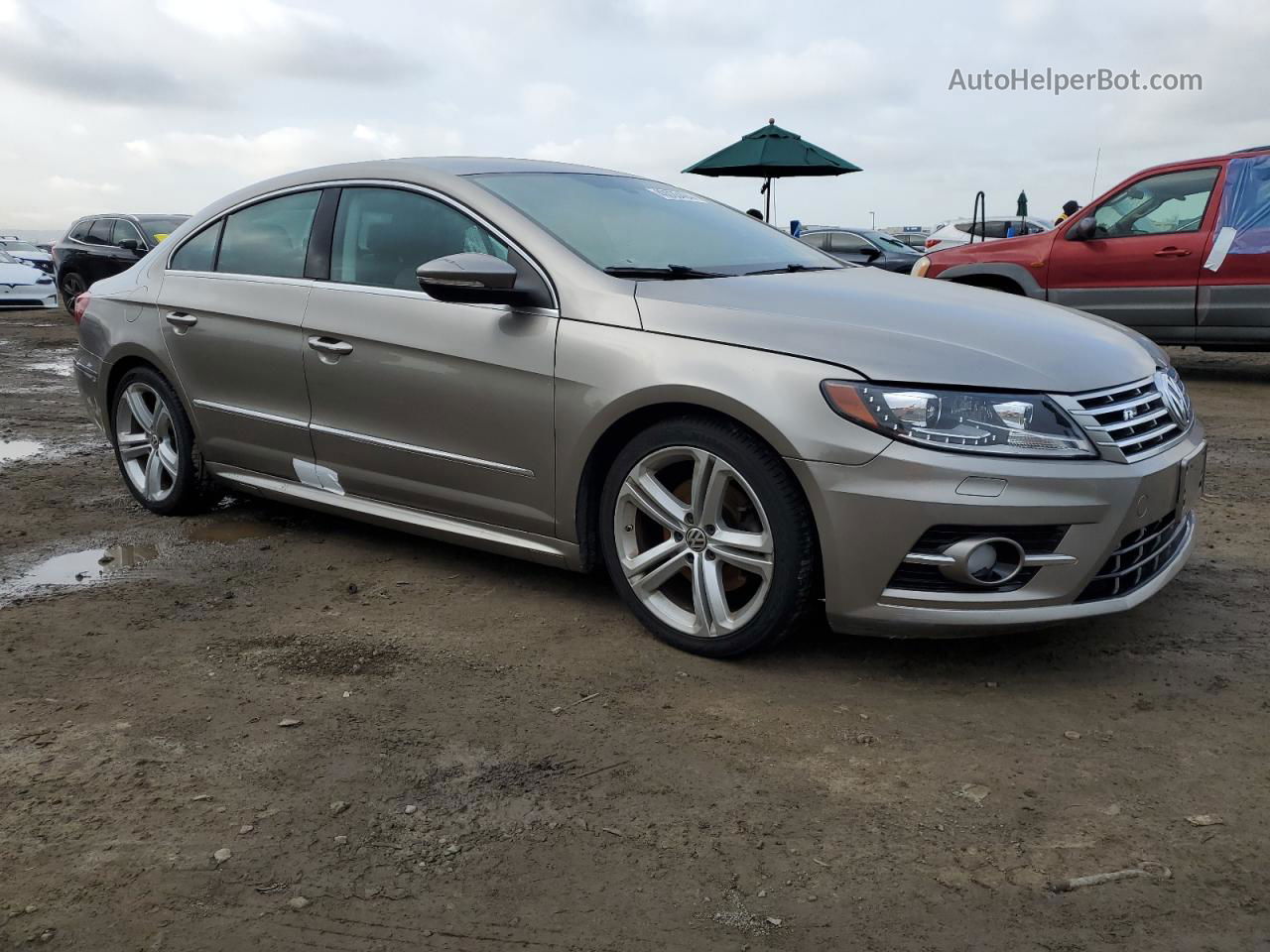 2014 Volkswagen Cc Sport Золотой vin: WVWBP7AN9EE530520