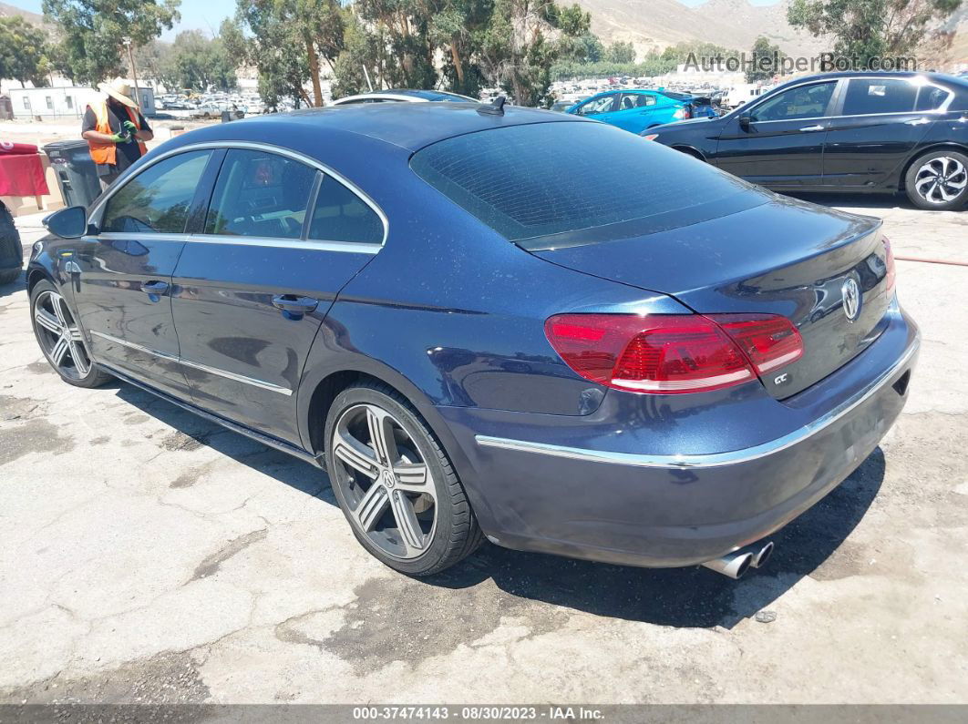 2014 Volkswagen Cc Sport Blue vin: WVWBP7AN9EE532073