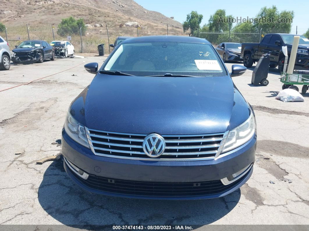 2014 Volkswagen Cc Sport Blue vin: WVWBP7AN9EE532073