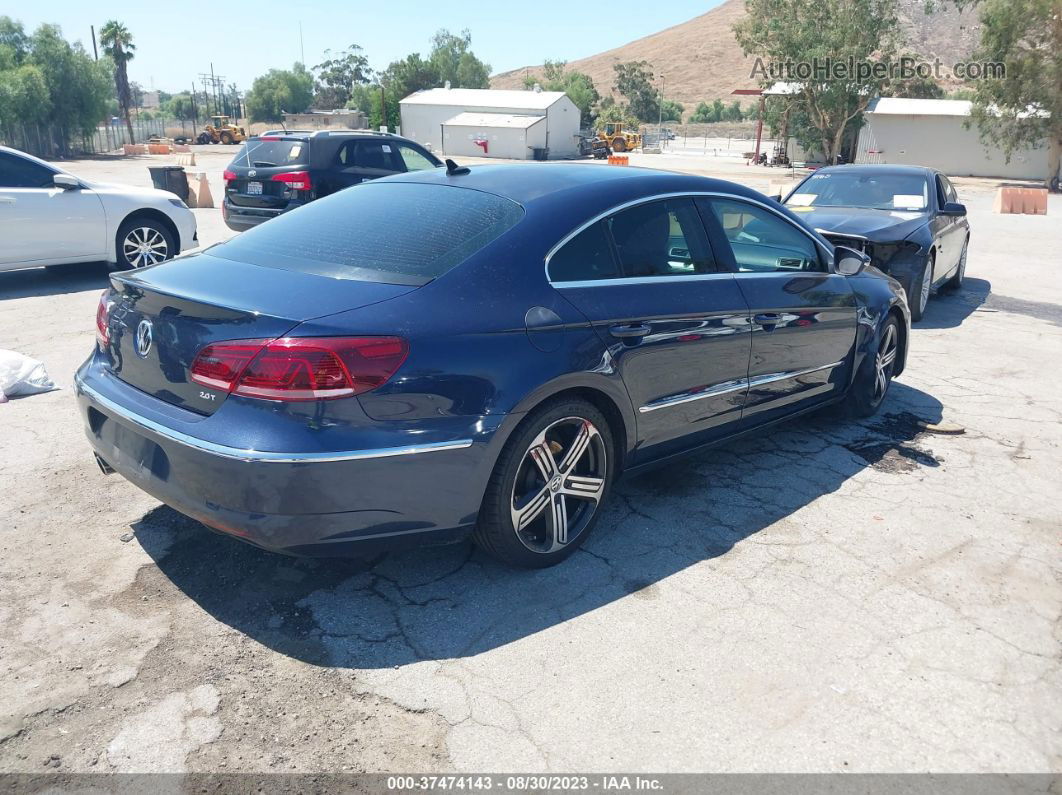 2014 Volkswagen Cc Sport Blue vin: WVWBP7AN9EE532073