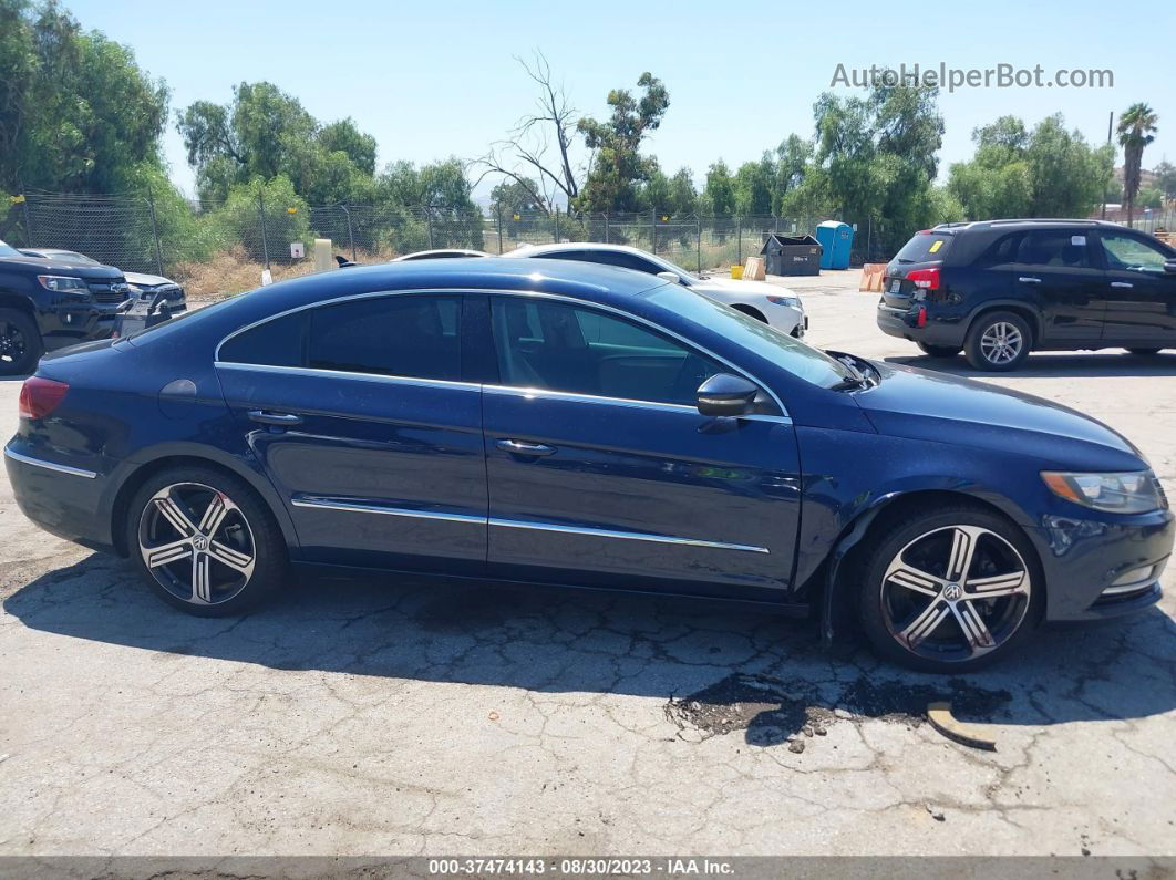 2014 Volkswagen Cc Sport Blue vin: WVWBP7AN9EE532073