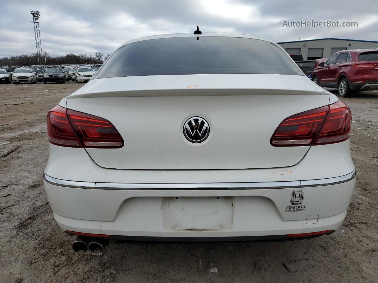 2014 Volkswagen Cc Sport White vin: WVWBP7AN9EE533496