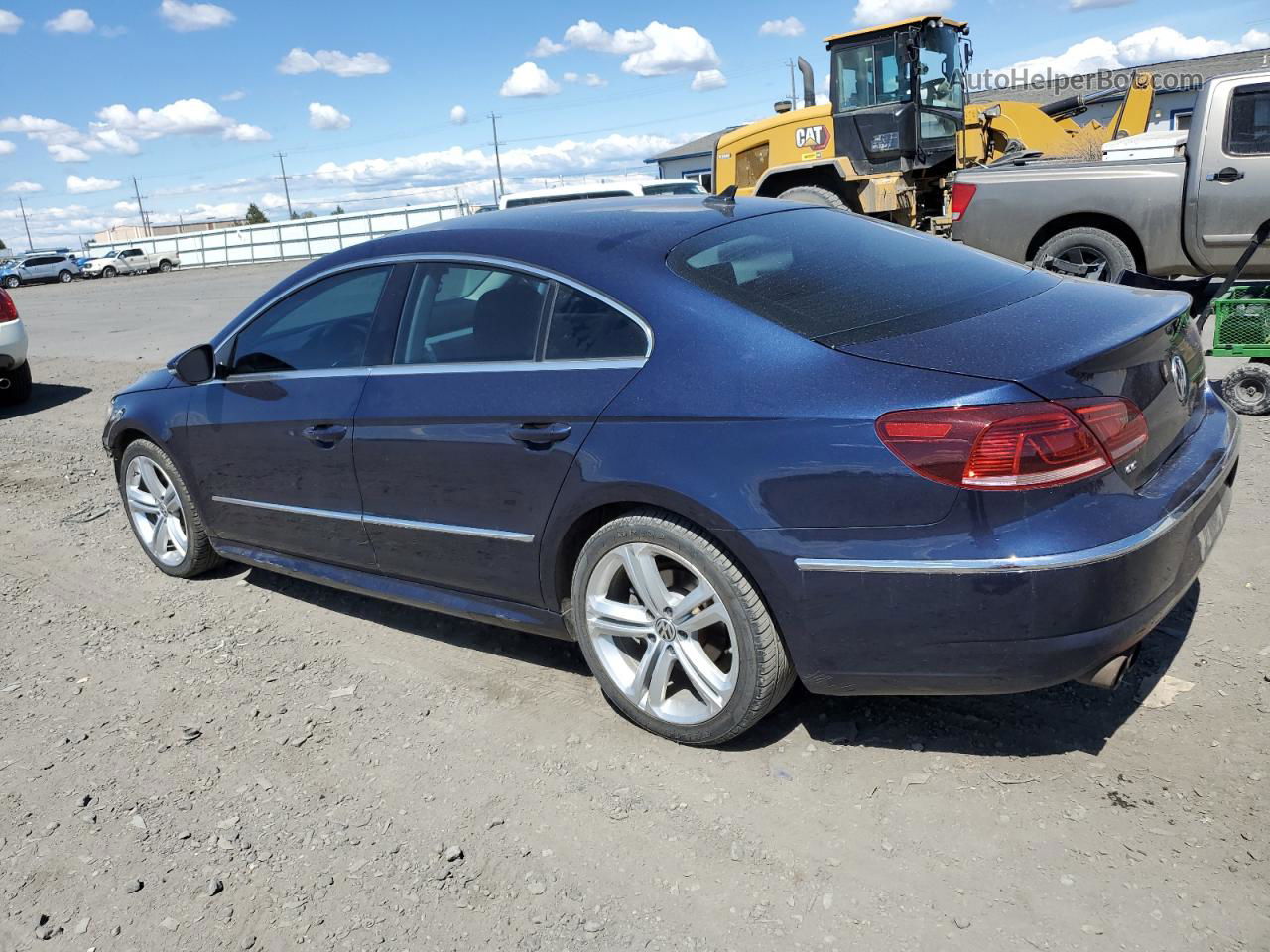 2014 Volkswagen Cc Sport Blue vin: WVWBP7AN9EE540738