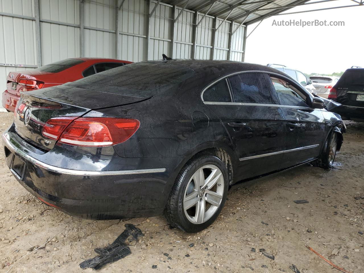 2014 Volkswagen Cc Sport Черный vin: WVWBP7AN9EE540884