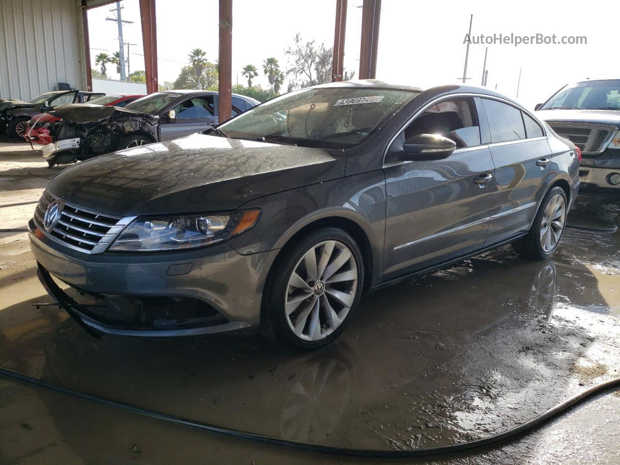 2016 Volkswagen Cc Base Gray vin: WVWBP7AN9GE501697