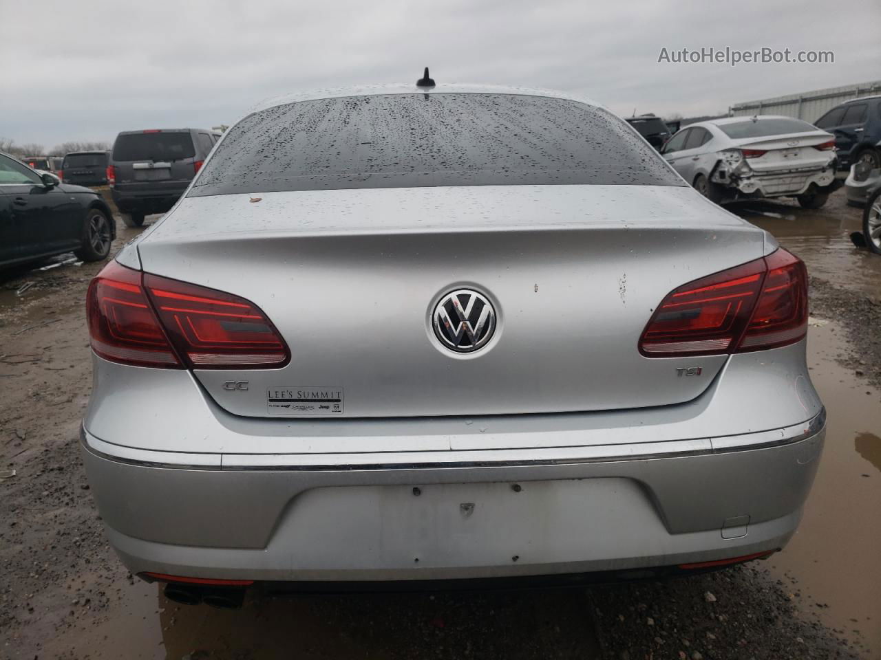 2016 Volkswagen Cc Base Silver vin: WVWBP7AN9GE504888