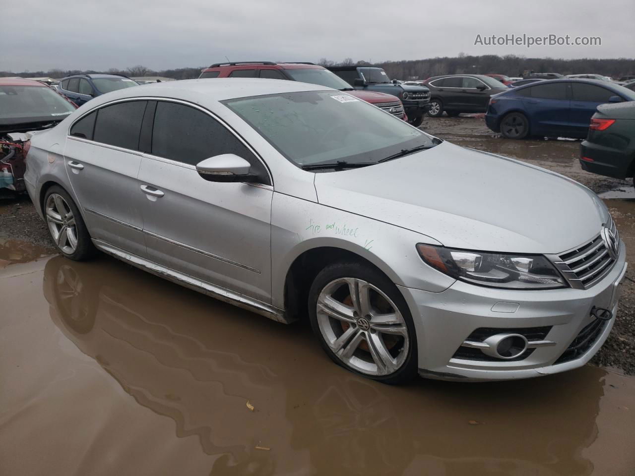 2016 Volkswagen Cc Base Silver vin: WVWBP7AN9GE504888