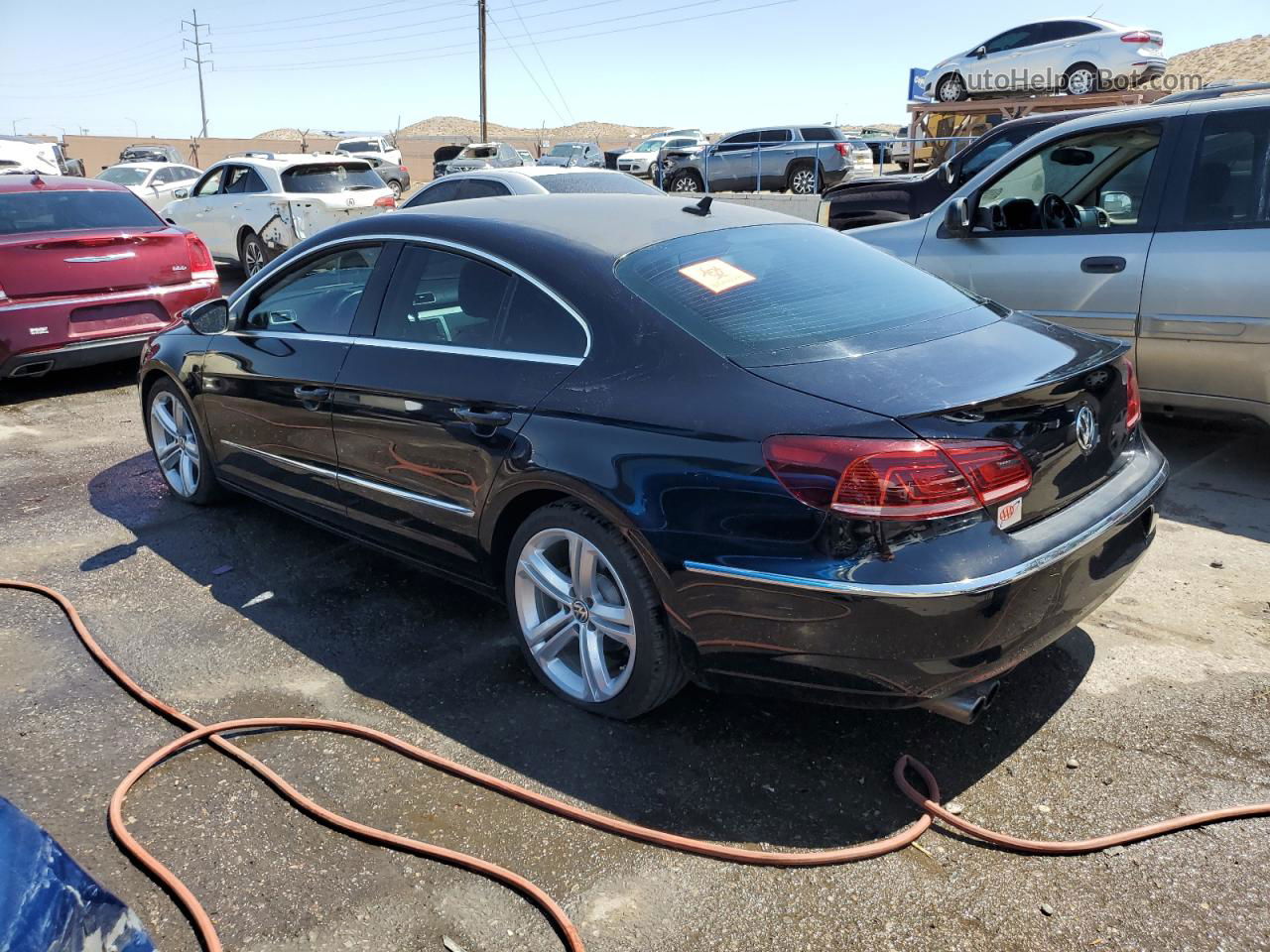 2013 Volkswagen Cc Sport Black vin: WVWBP7ANXDE505964