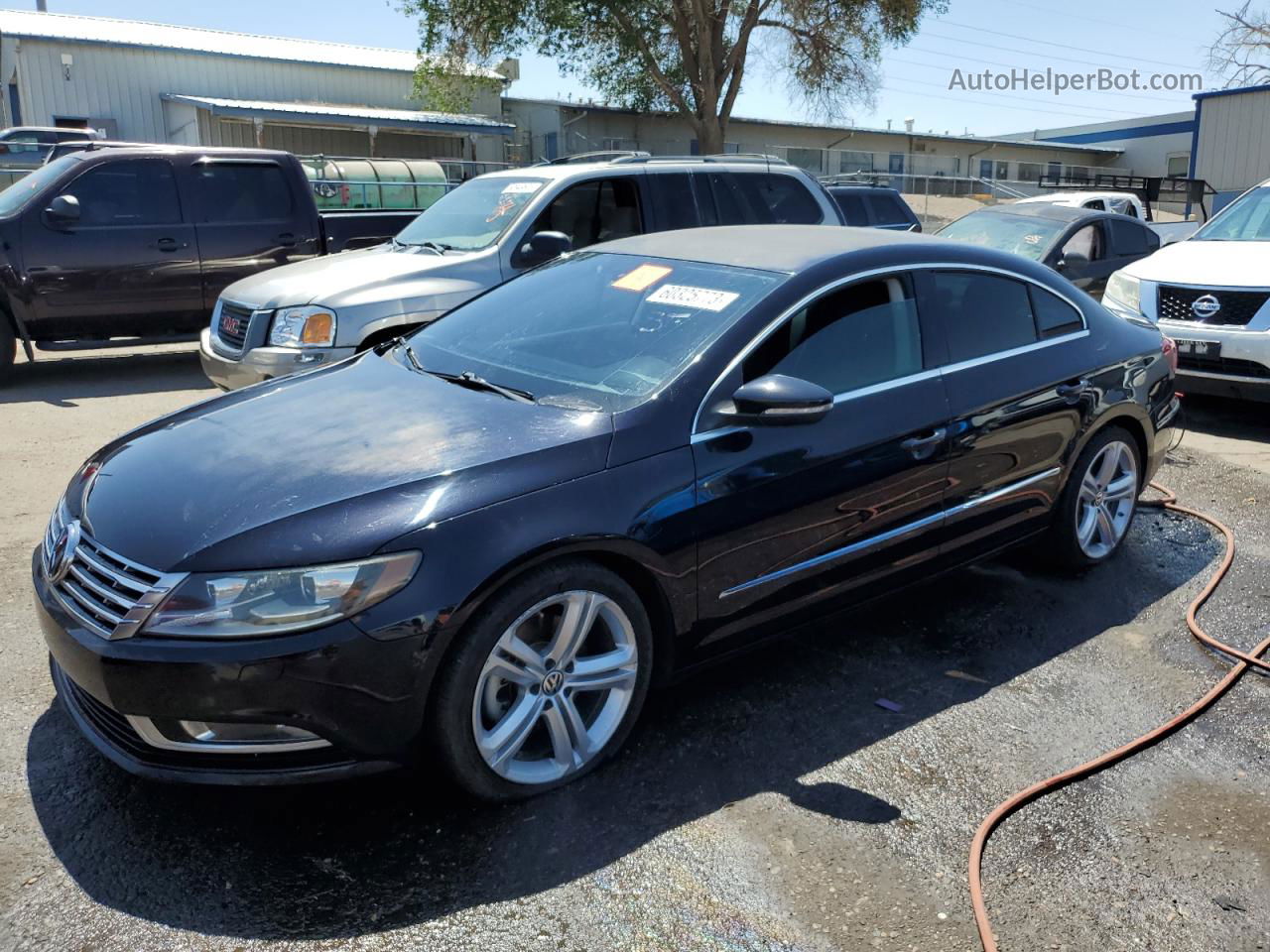 2013 Volkswagen Cc Sport Black vin: WVWBP7ANXDE505964