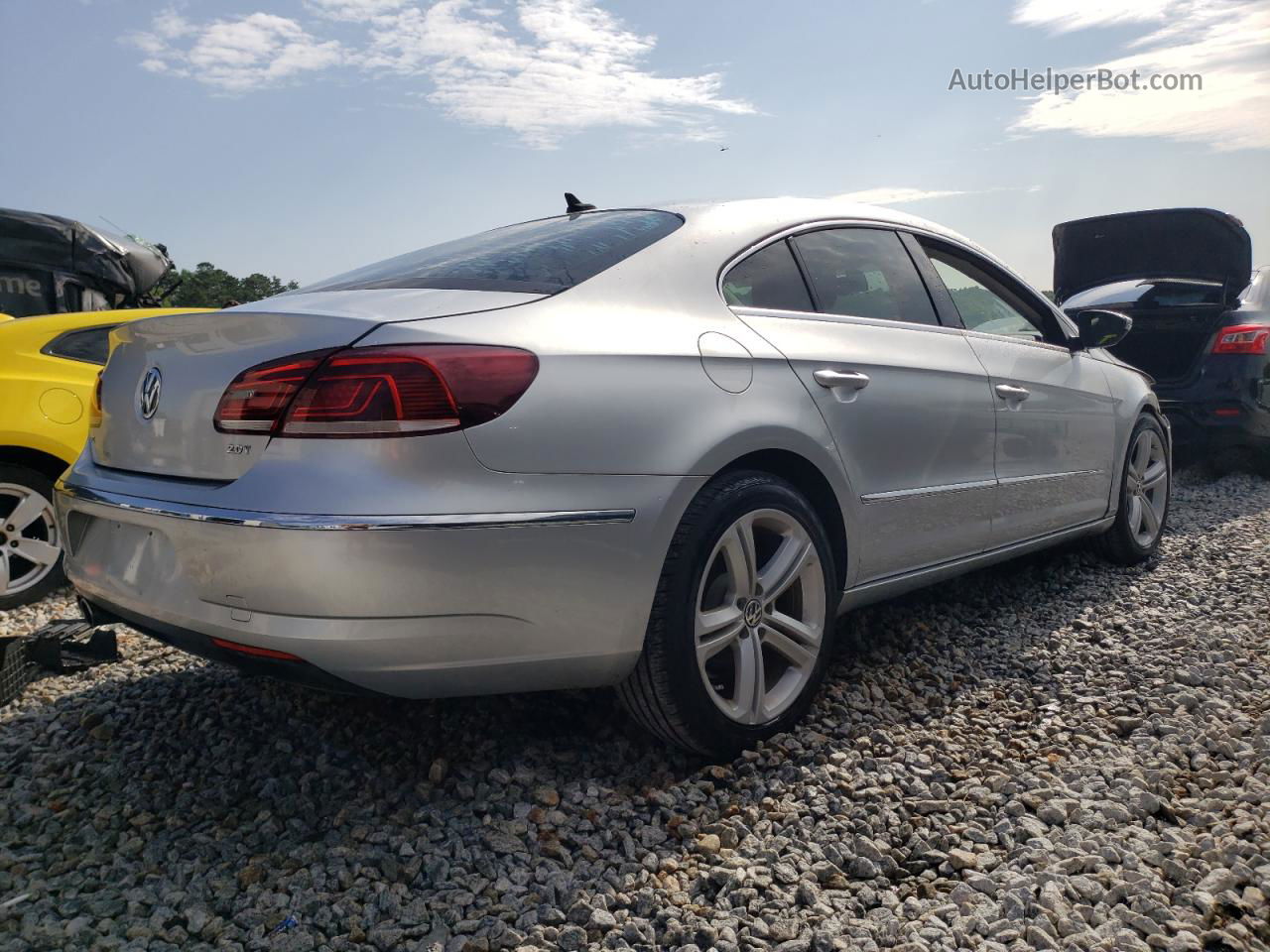 2013 Volkswagen Cc Sport Silver vin: WVWBP7ANXDE507262