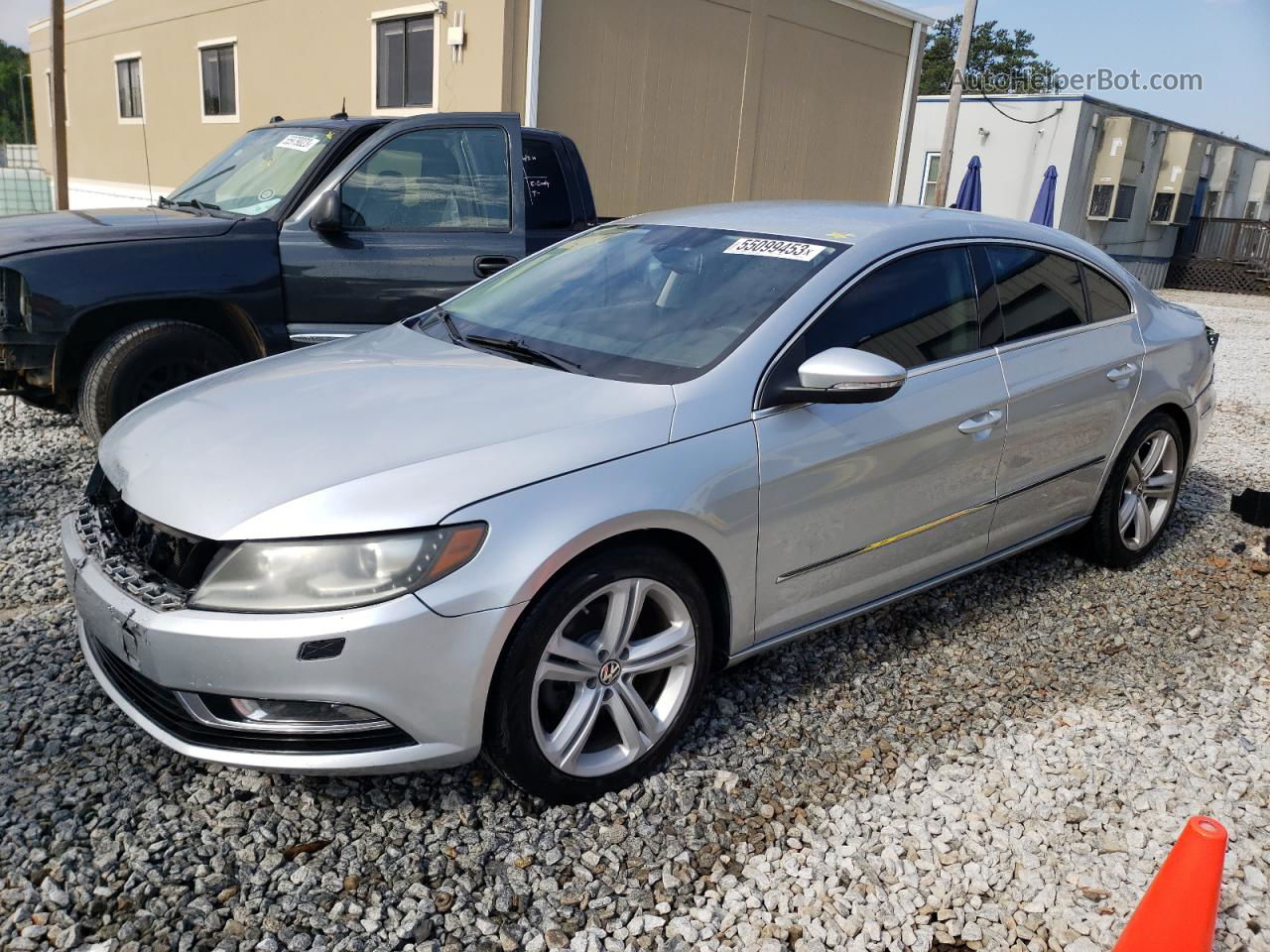 2013 Volkswagen Cc Sport Silver vin: WVWBP7ANXDE507262