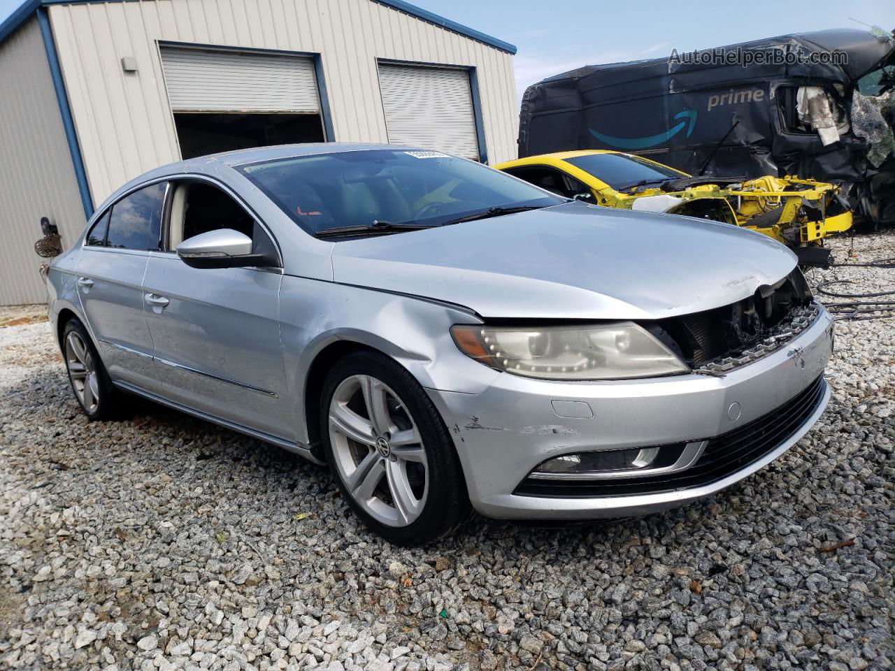 2013 Volkswagen Cc Sport Silver vin: WVWBP7ANXDE507262