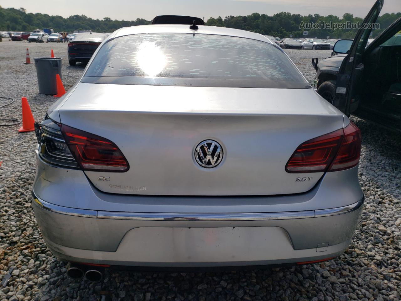 2013 Volkswagen Cc Sport Silver vin: WVWBP7ANXDE507262