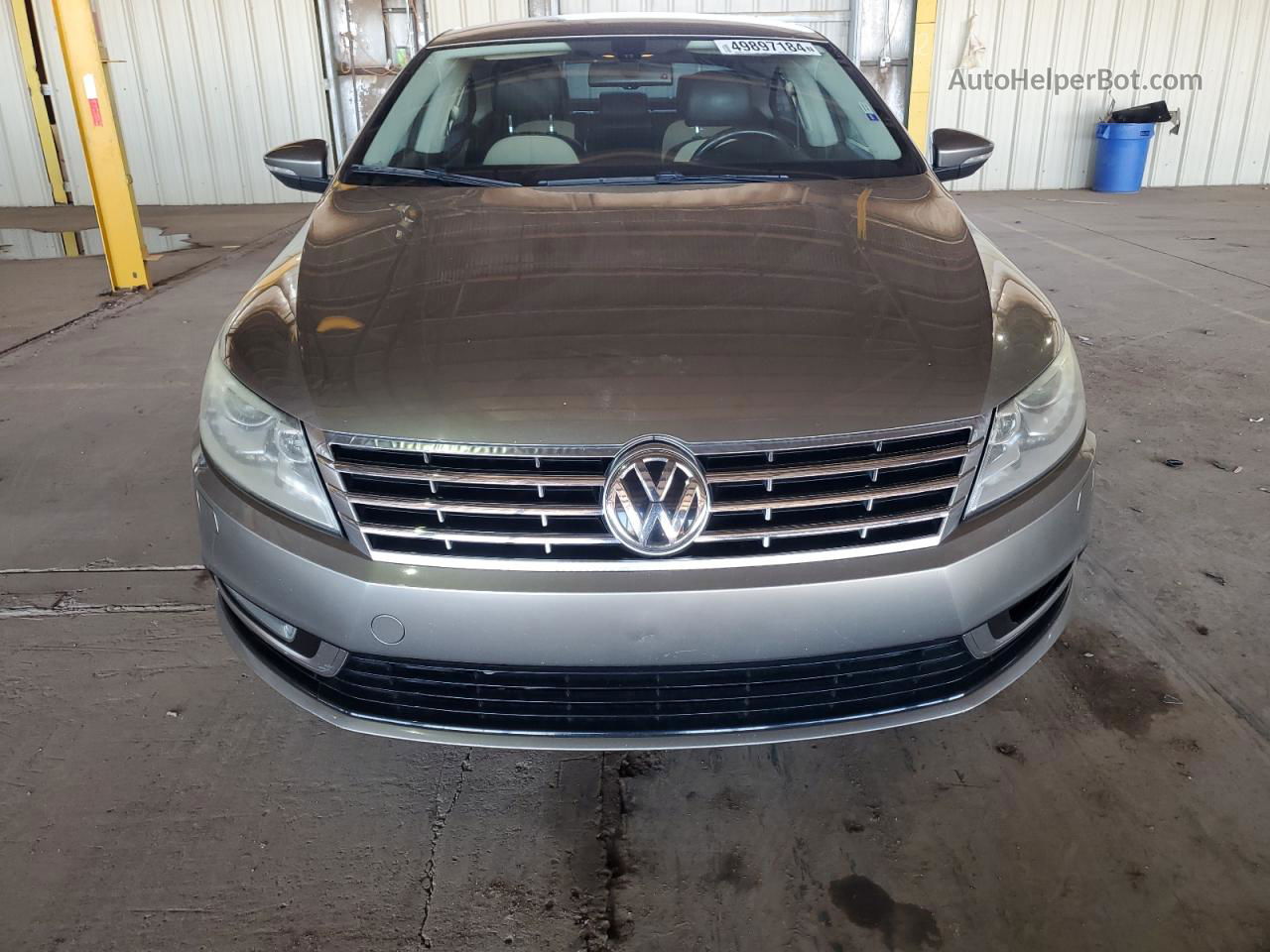 2013 Volkswagen Cc Sport Beige vin: WVWBP7ANXDE510601