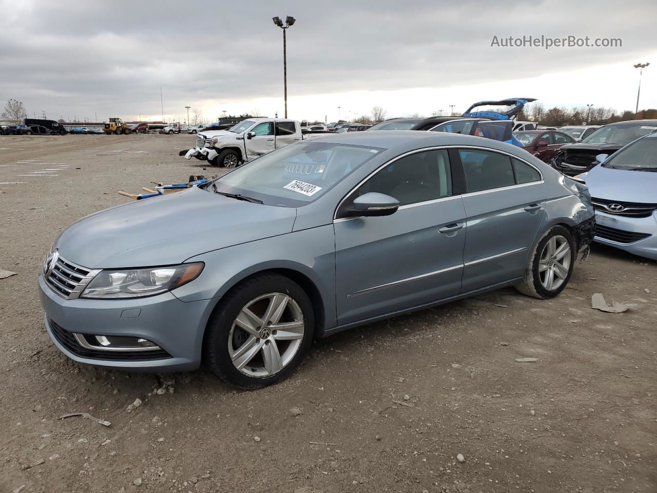 2013 Volkswagen Cc Sport Синий vin: WVWBP7ANXDE534705