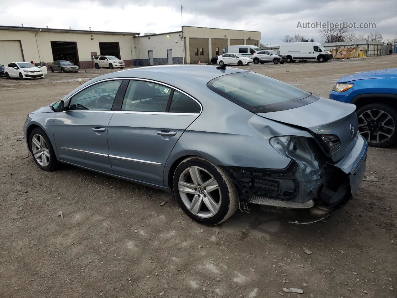 2013 Volkswagen Cc Sport Blue vin: WVWBP7ANXDE534705