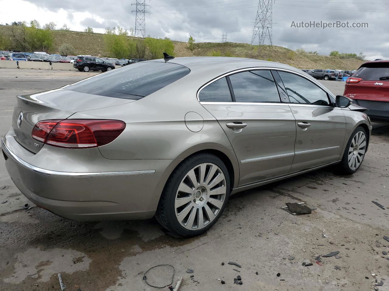 2013 Volkswagen Cc Sport Желто-коричневый vin: WVWBP7ANXDE538978