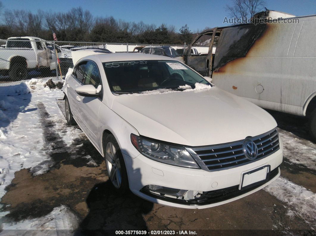 2013 Volkswagen Cc Sport White vin: WVWBP7ANXDE541637