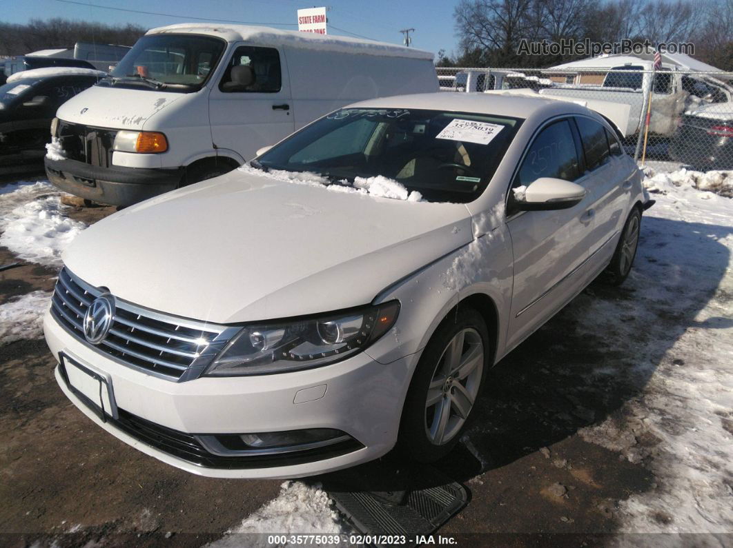 2013 Volkswagen Cc Sport White vin: WVWBP7ANXDE541637