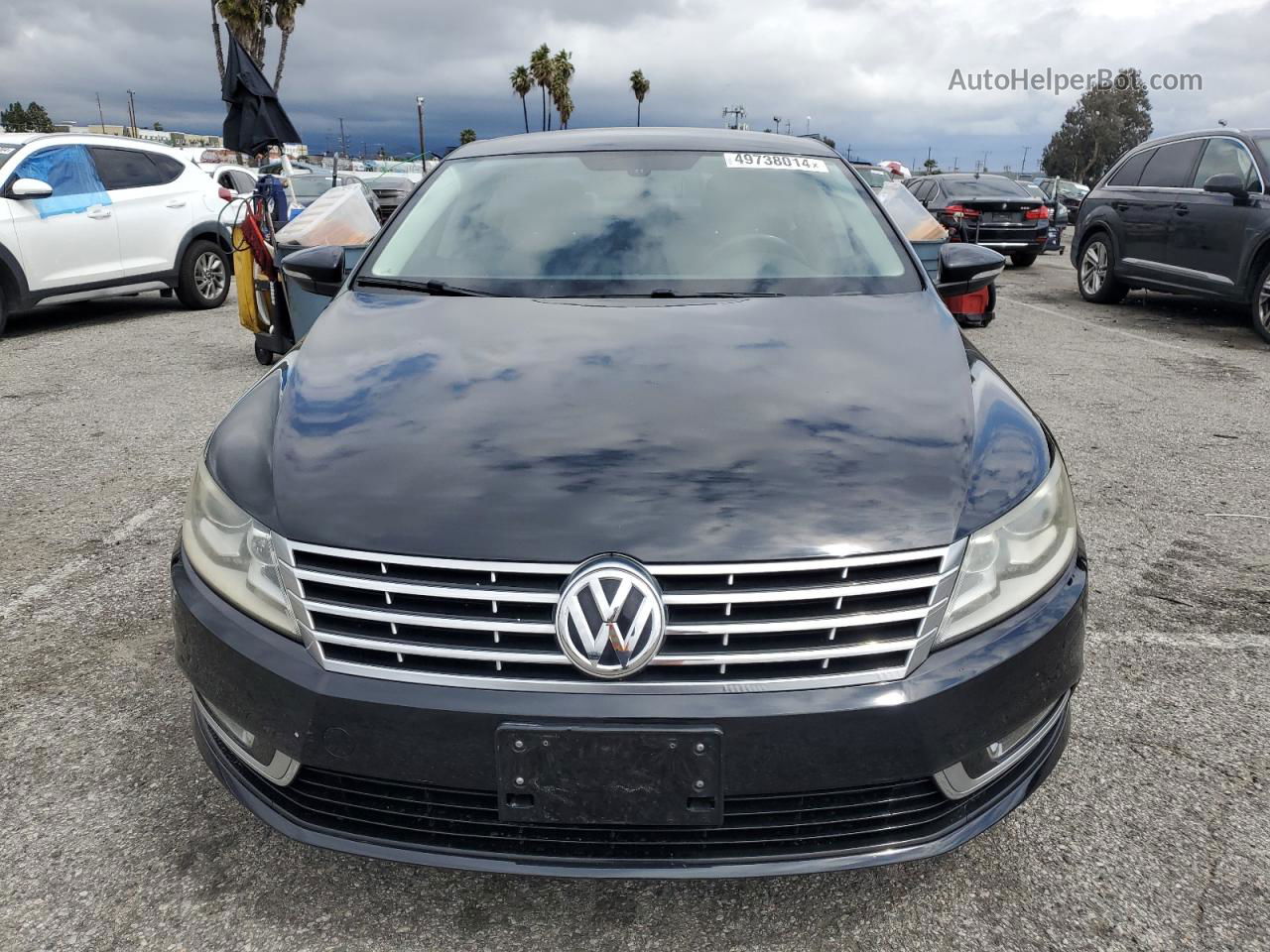 2014 Volkswagen Cc Sport Black vin: WVWBP7ANXEE506372