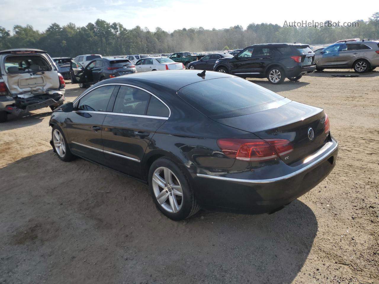 2014 Volkswagen Cc Sport Black vin: WVWBP7ANXEE509322