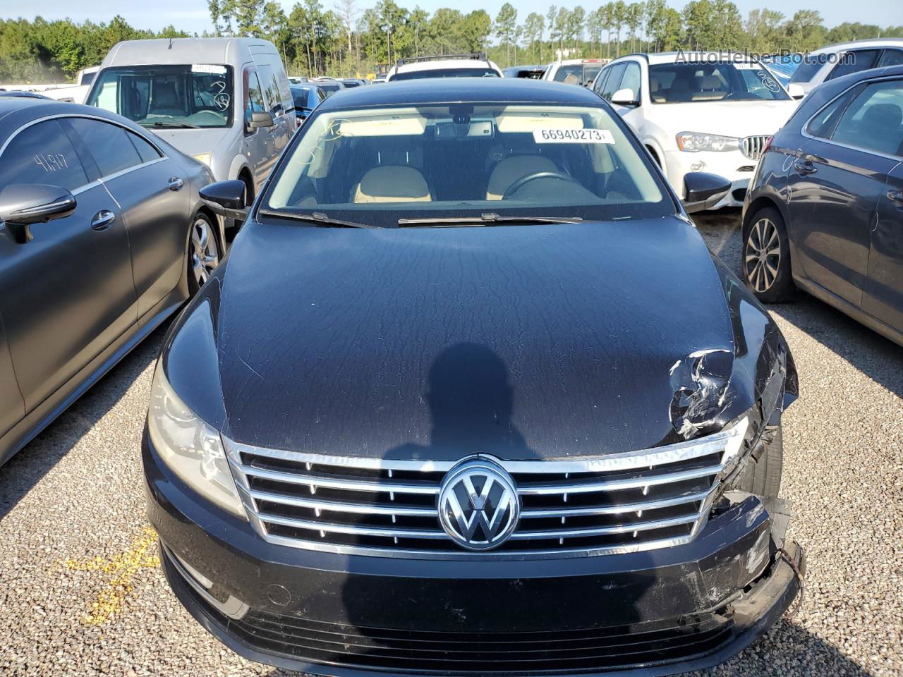 2014 Volkswagen Cc Sport Black vin: WVWBP7ANXEE509322