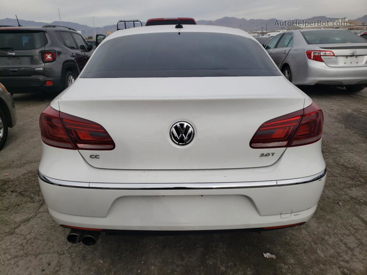 2014 Volkswagen Cc Sport Белый vin: WVWBP7ANXEE523088